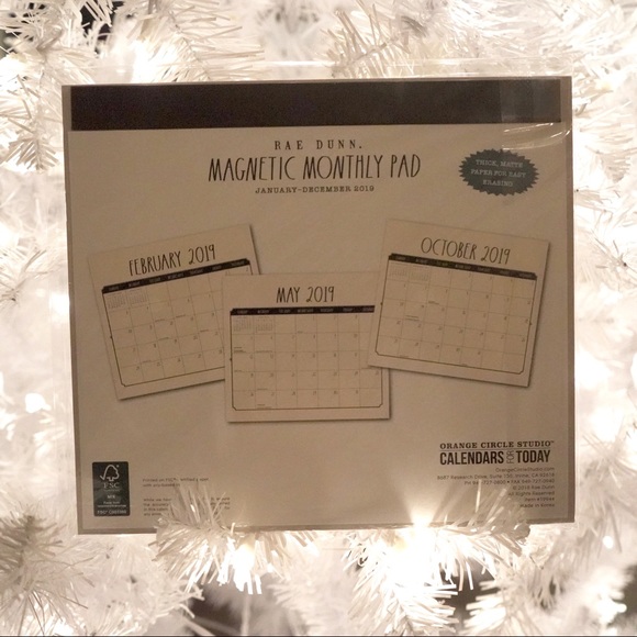 RAE DUNN MAGNETIC MONTHLY PAD - Picture 2 of 2